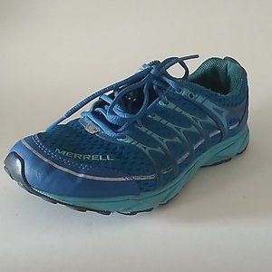 Women's Merrell Blue Athletic Shoes Size 8 US